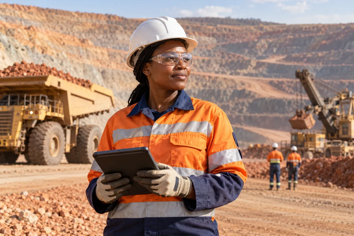 Zambian applicant reviewing copper mine careers and safety requirements