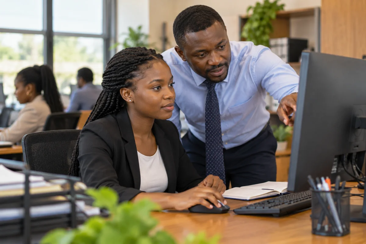 A Zambian graduate comparing internship notices and application deadlines