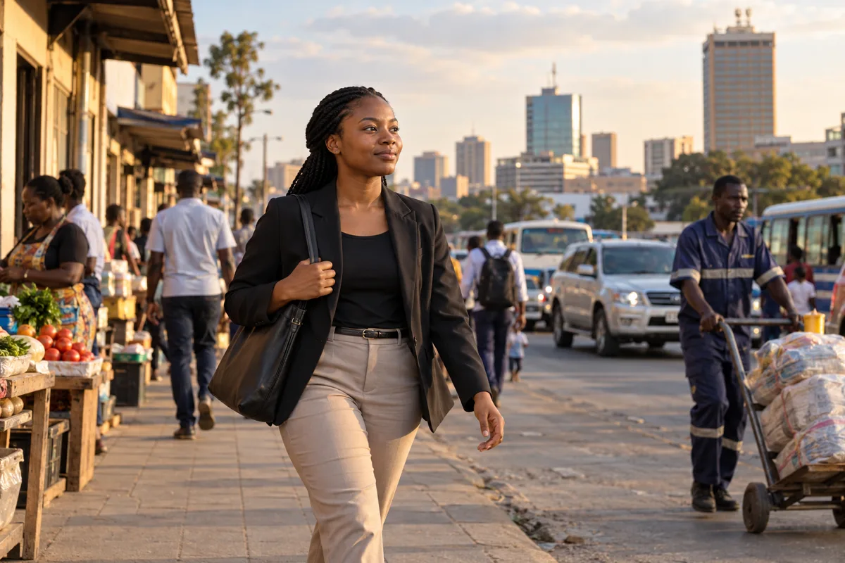 Zambian applicant reviewing local job sources in Lusaka